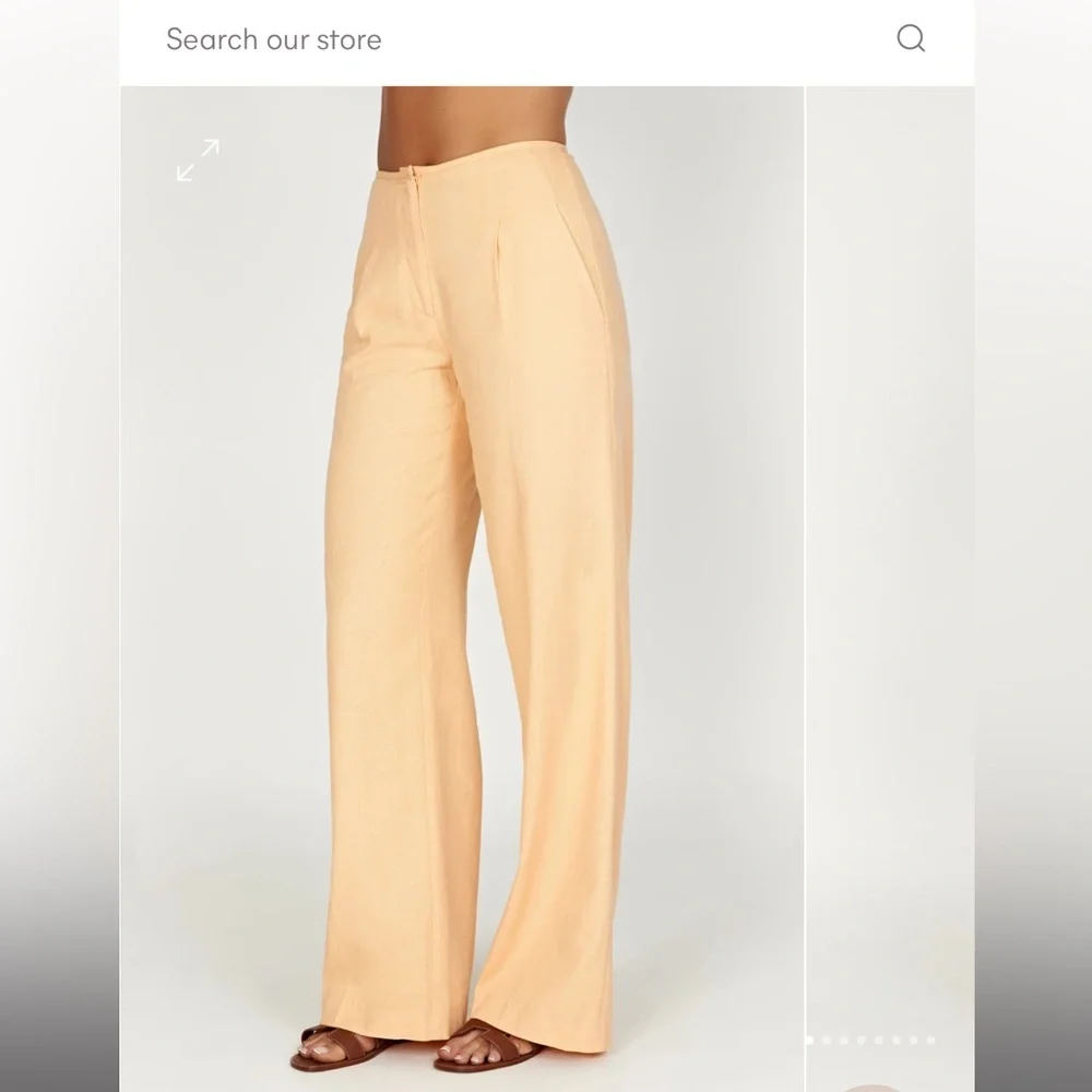 Meshki mango linen pants- worn once - Picture 1 of 2